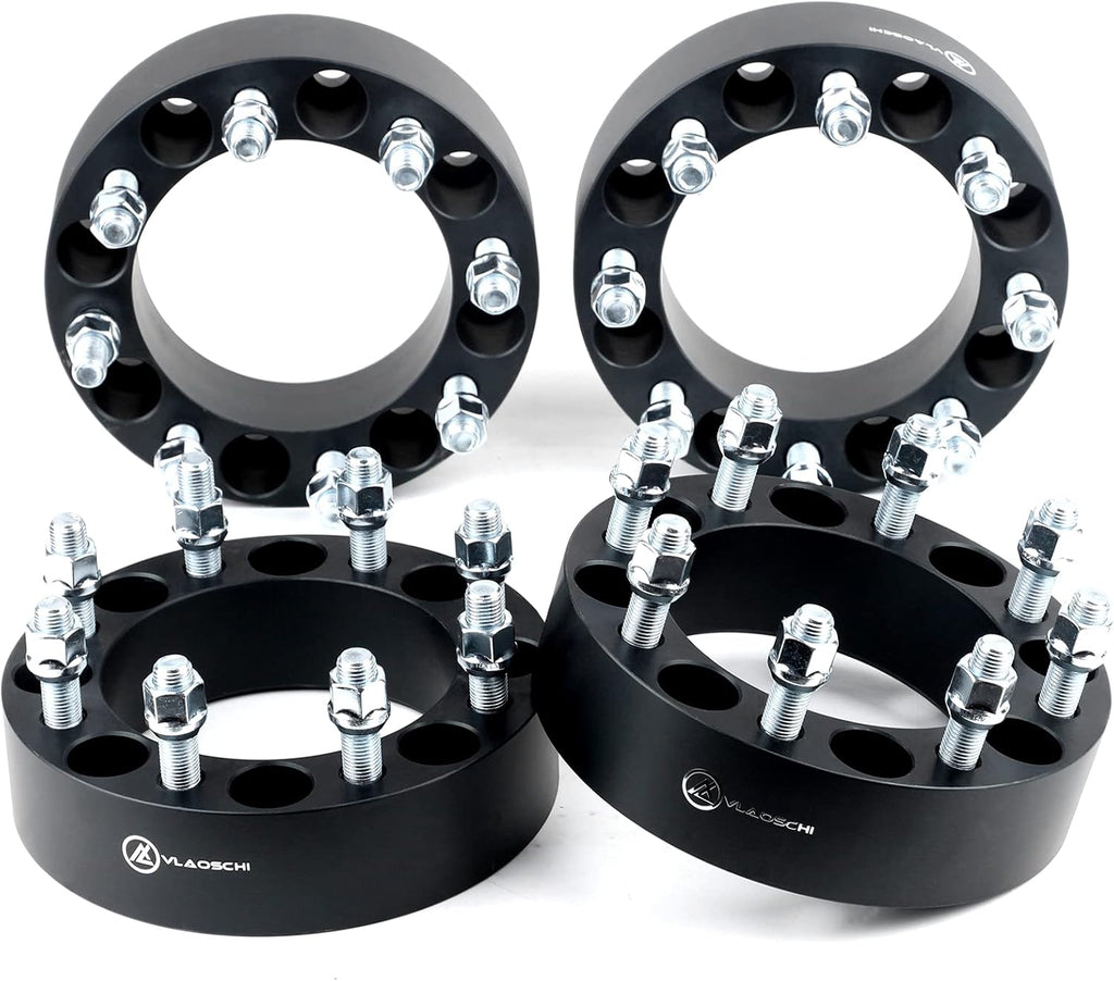 Black Forged 2 Inch Wheel Adapters Pack of 4 J5818