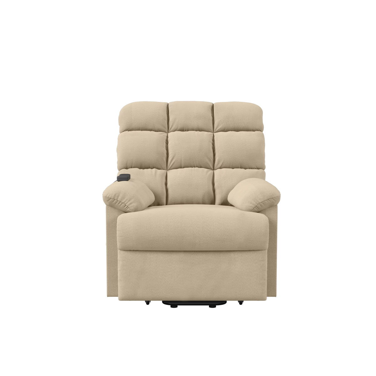 Khaki Microfiber Power Lift Recliner T507