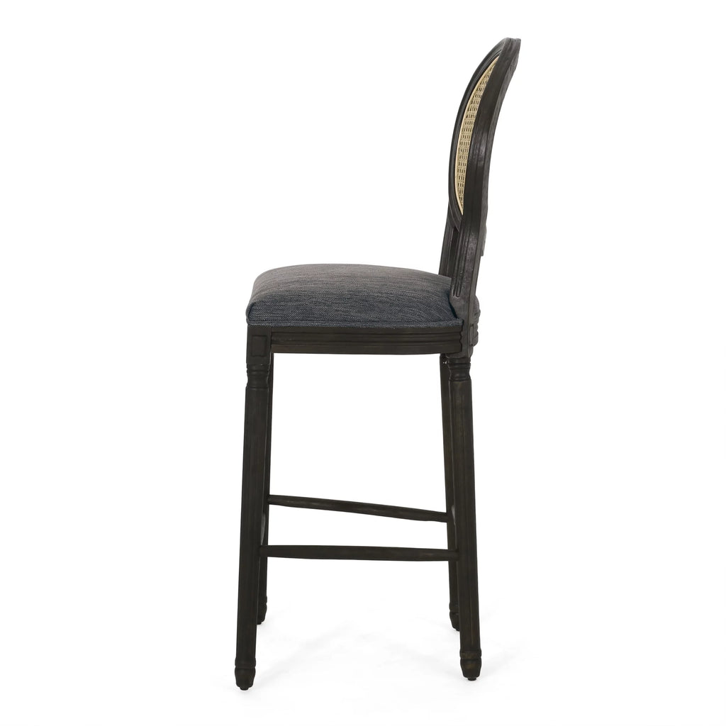 Upholstered Wood Barstools Set of 2 X512