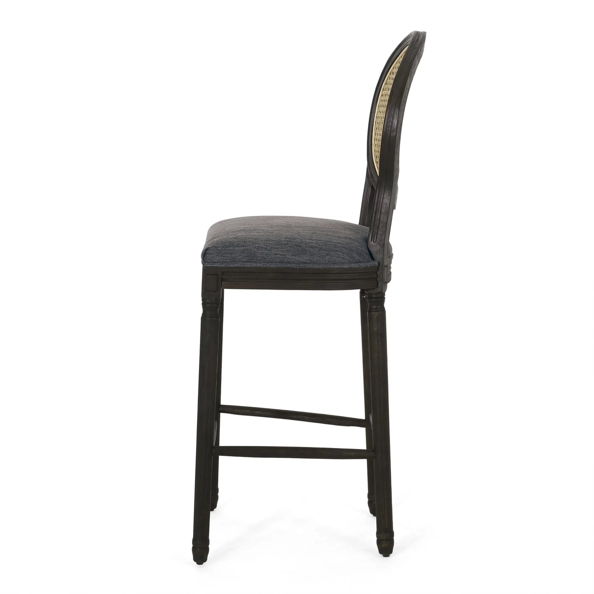 Upholstered Wood Barstools Set of 2 X512