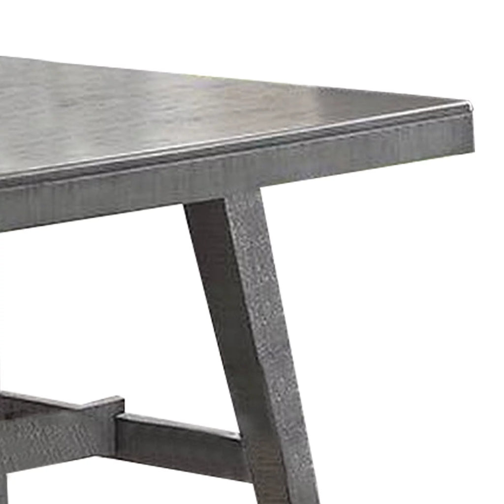 72 Inch Rectangular Dining Table with Flared Legs I764303