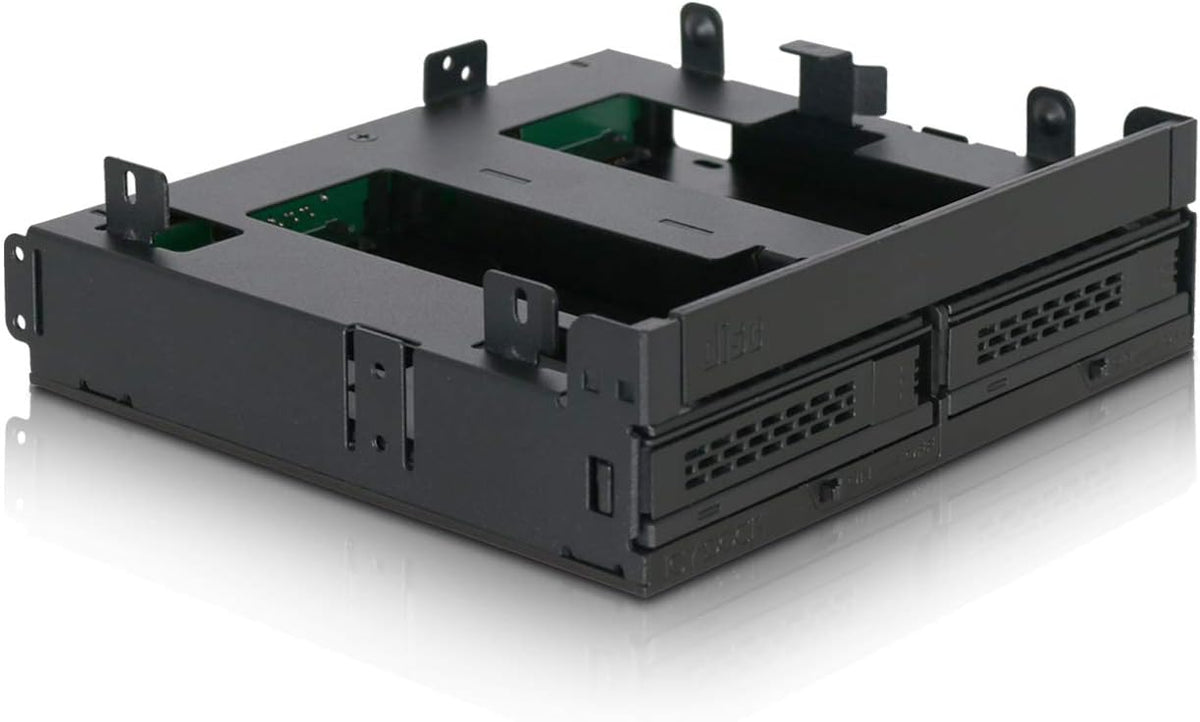 2 x 2.5 SAS/SATA HDD/SSD Mobile Rack + Slim Optical Drive Slot for 5.25 Bay S390