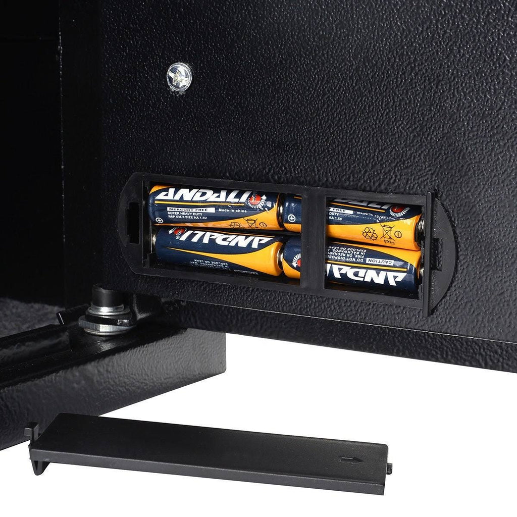 Black 14x22 Digital Depository Drop Cash Safe Box L2106