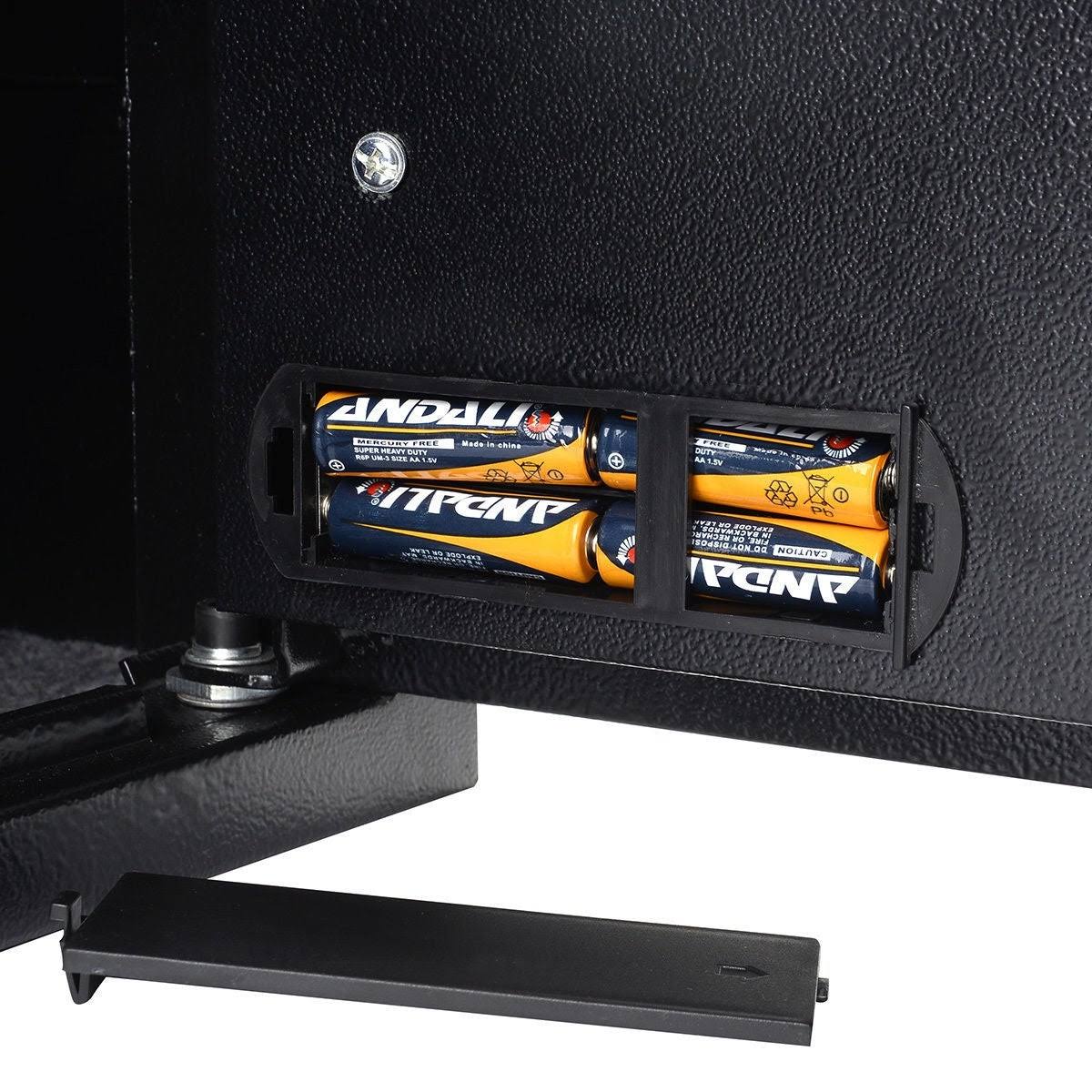 Black 14x22 Digital Depository Drop Cash Safe Box L2106