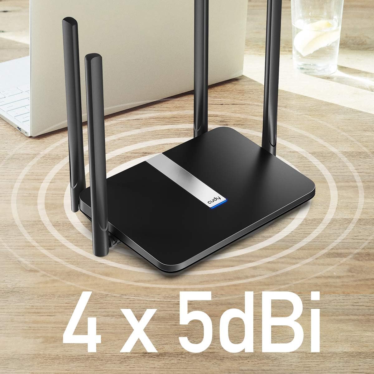 AC1200 Dual Band Unlocked 4G LTE Modem Router with SIM Card Slot W7703