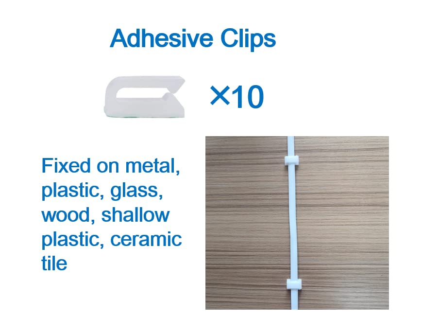 2Pack 10FT Flat Power Extension Cable B843034