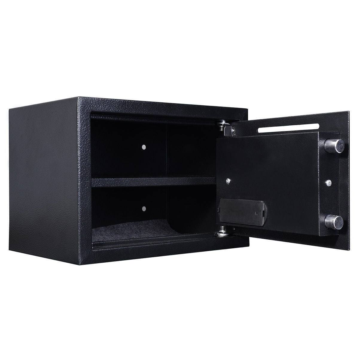 Black 14x22 Digital Depository Drop Cash Safe Box L2106