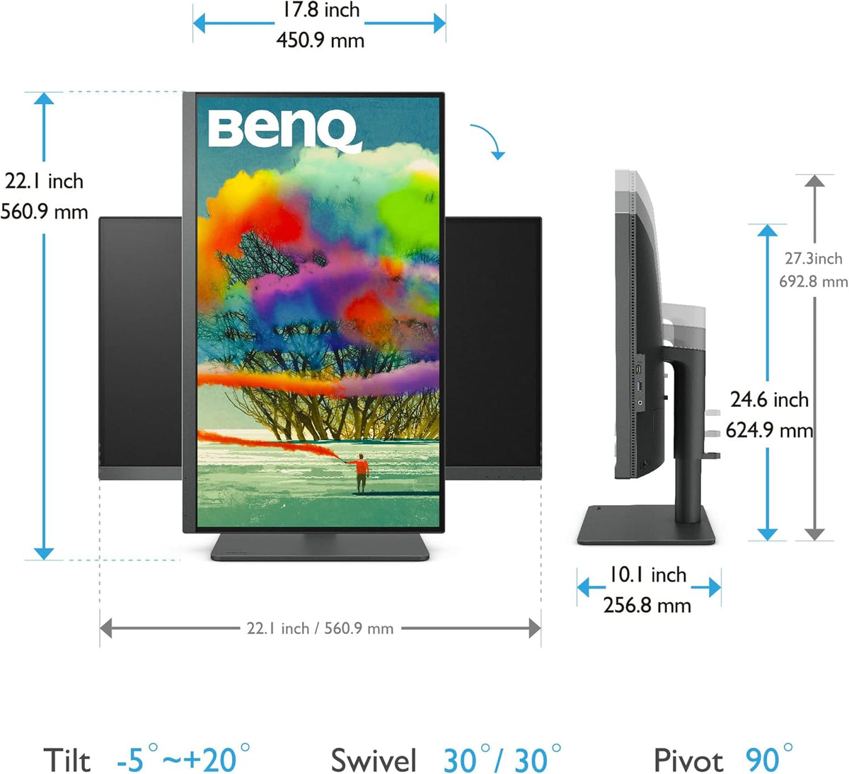 27 inch 4K Monitor 3840x2160 UHD IPS panel M56596