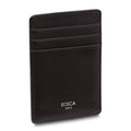 Black Leather Front Pocket Wallet B3084