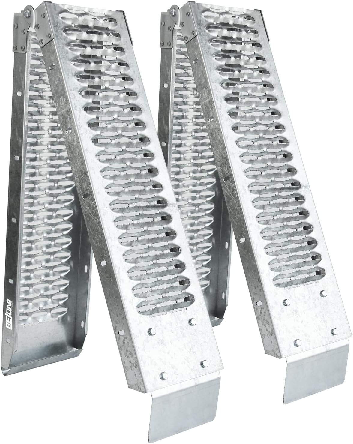67'' x 8.7'' Folding Heavy Duty Steel Loading Ramps, 950 lb Capacity, 1 Pair V78879