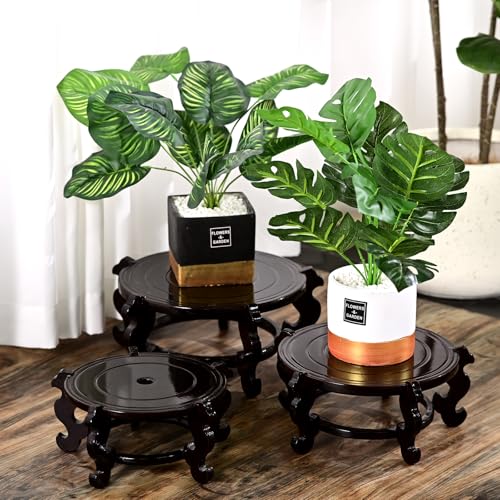 8 Inch Wooden Plant Stand I560748