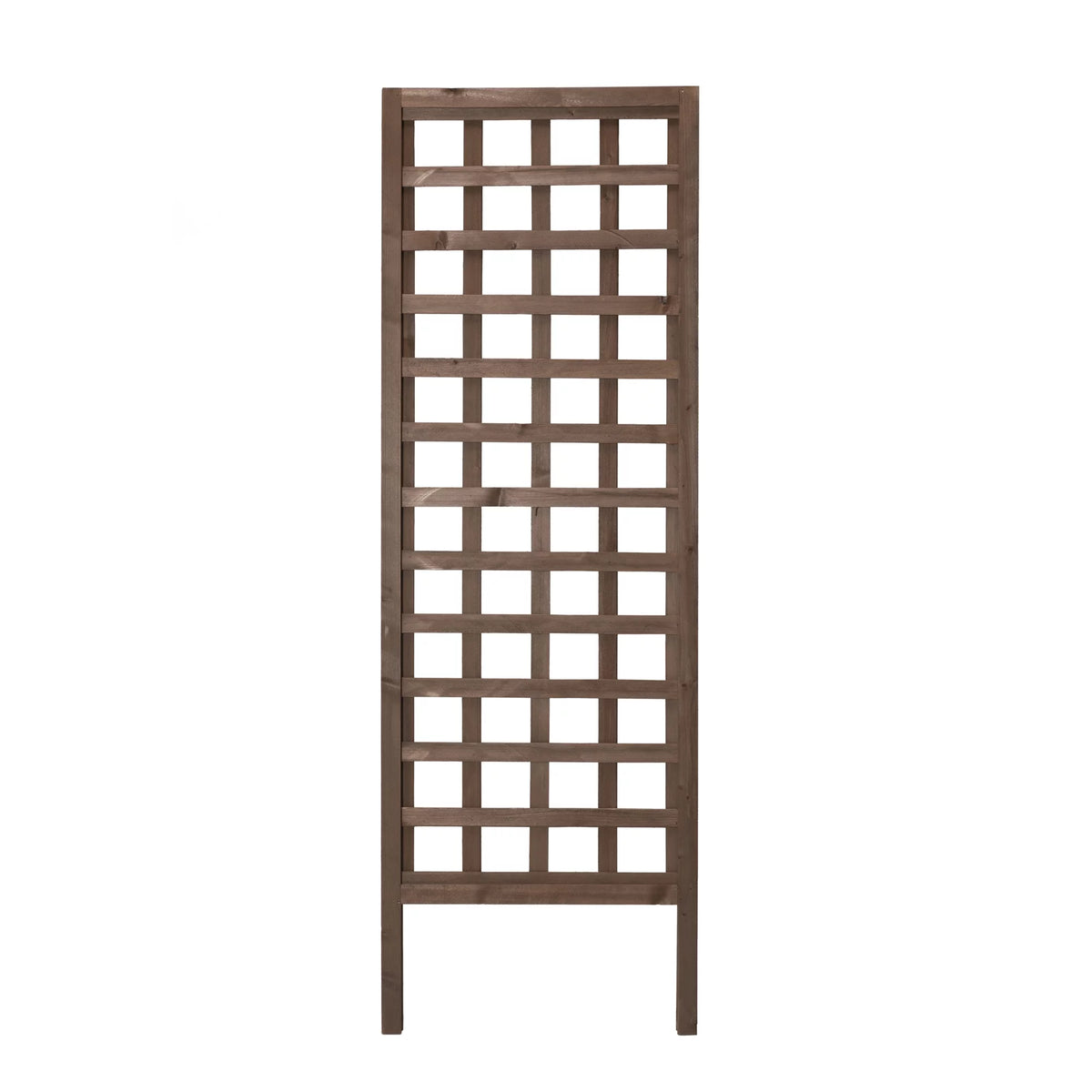 Walnut-Tone Square Lattice Trellis F1132