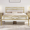 Full Size Metal Platform Bed Frame with Headboard and Footboard G3763