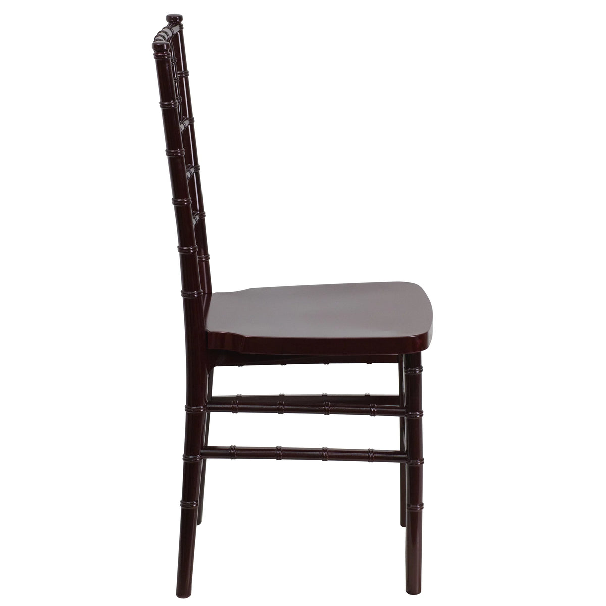 Mahogany Resin Stacking Chiavari Chair G204