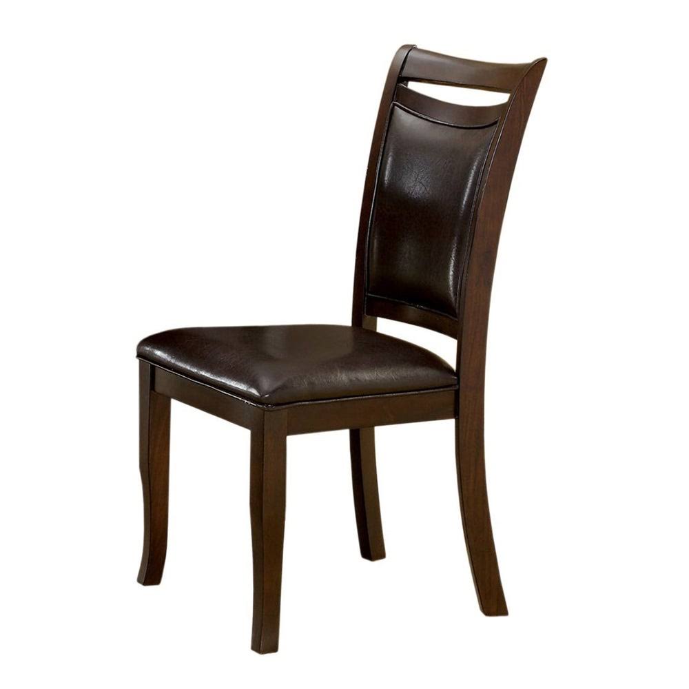 Espresso Side Chairs (Set of 2) Q46991