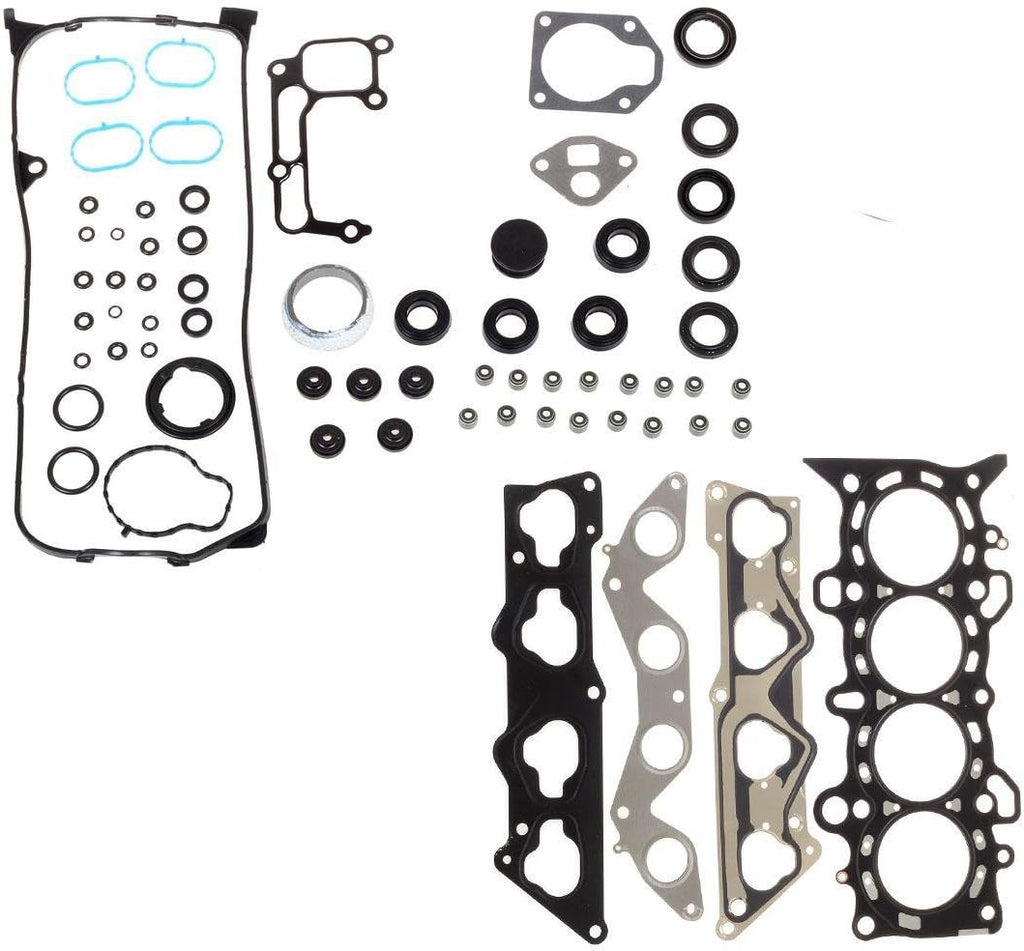 Head Gasket Set with Head Bolts Compatible with Civic DX LX 2001-2005 VTEC D17A1 1.7L Pack of 2 C107013