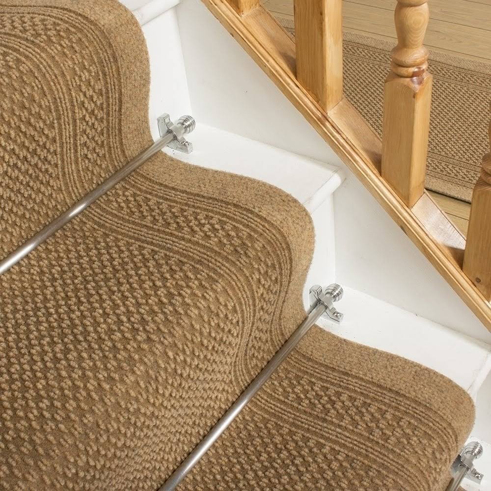 Aztec Beige Stair Carpet Runner, 31 foot H1071