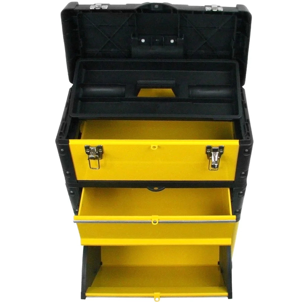 Portable 3-in-1 Tool Box with Wheels O8190