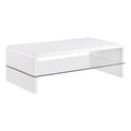 White High Gloss Wood Coffee Table D530271
