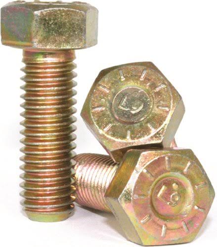Hex Cap Screw Yellow Zinc Plated (100) T29815