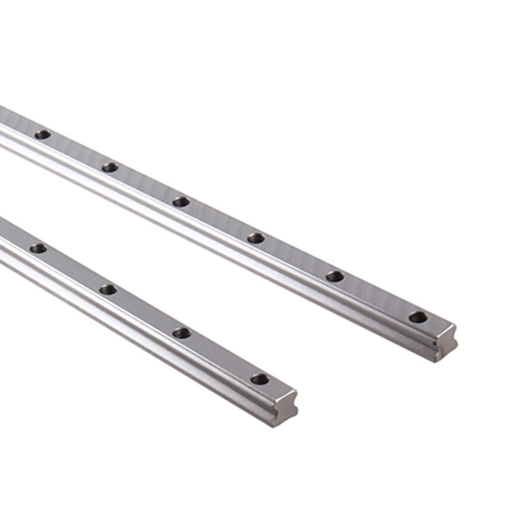 2Pcs HGR20-1200mm Linear Slide Guideway Rail + 4Pcs HGH20A Bearing Blocks Square Type Carriage for 20mm Linear Rail Set I545