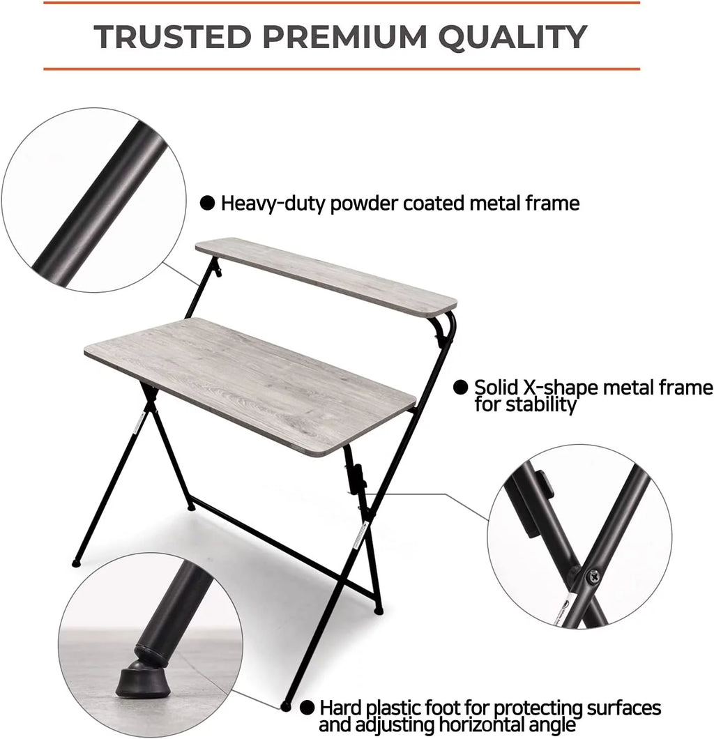 Folding Desk with Metal Frame L8548