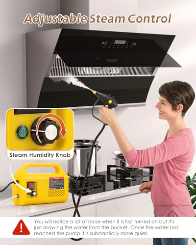 1500W Handheld Portable Pressurized Steam Cleaner V495799