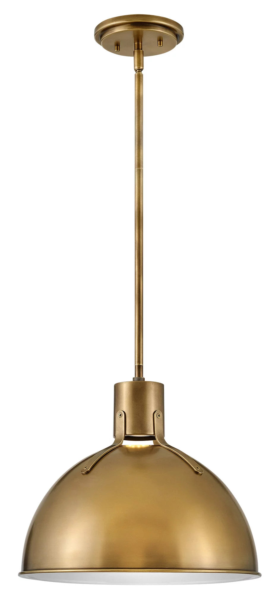 14 Inch 6.5W 1 LED Small Pendant Satin Black Finish N97259