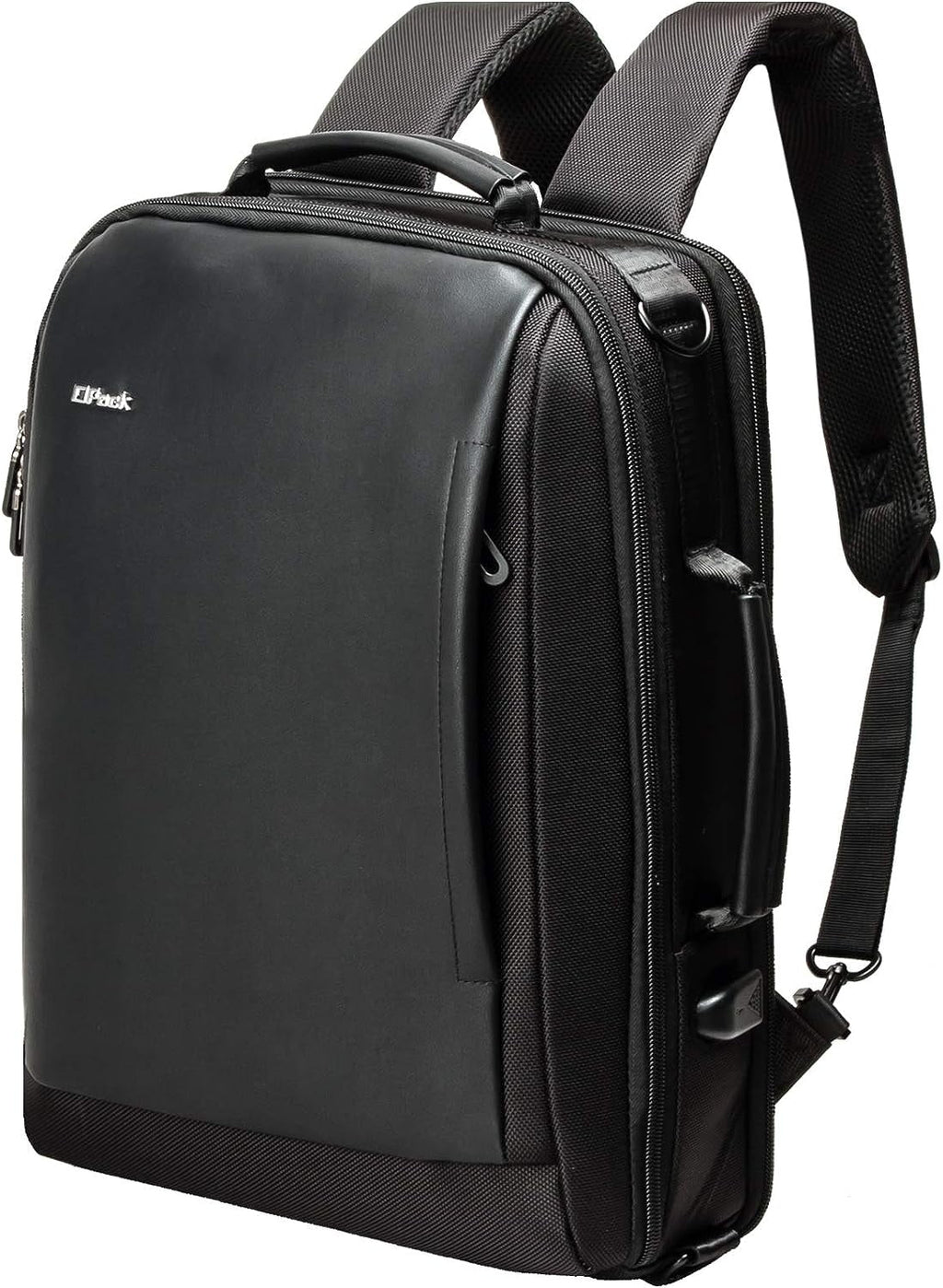 Leather Laptop Backpack W35179
