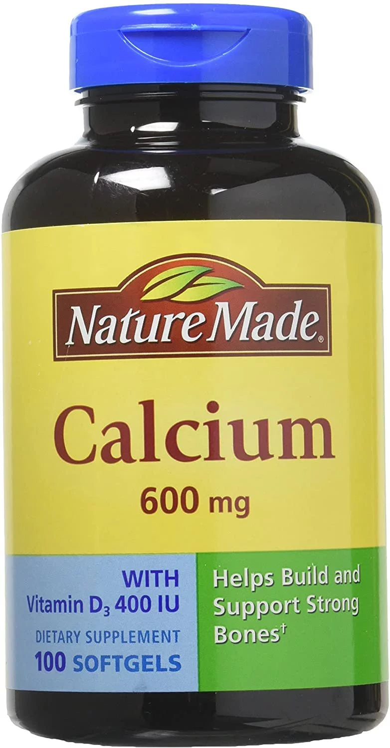 Calcium 600 mg With Vitamin D Liquid Softgels 100 Each - Pack of 4 P316