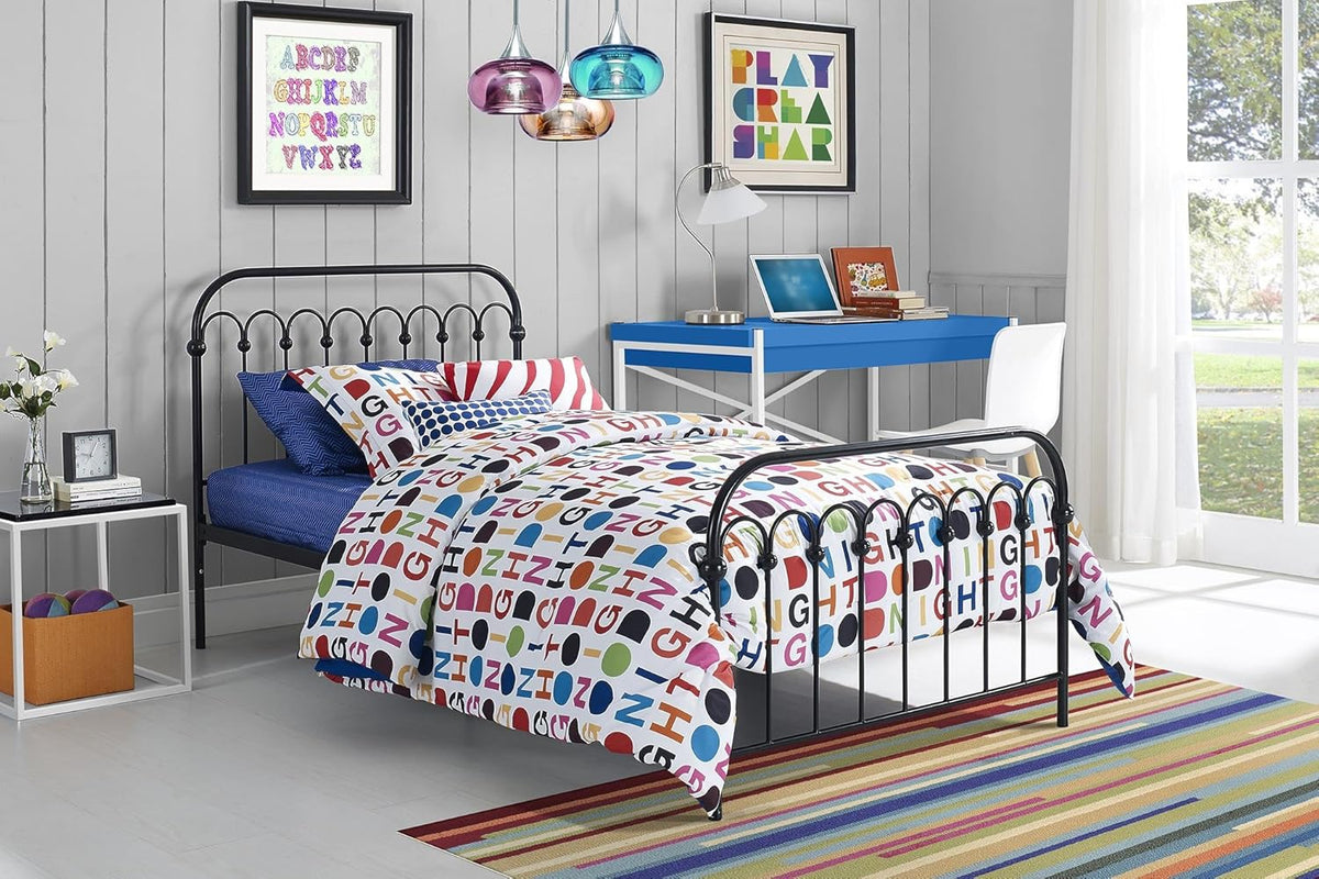 White Twin Metal Daybed and Trundle F118