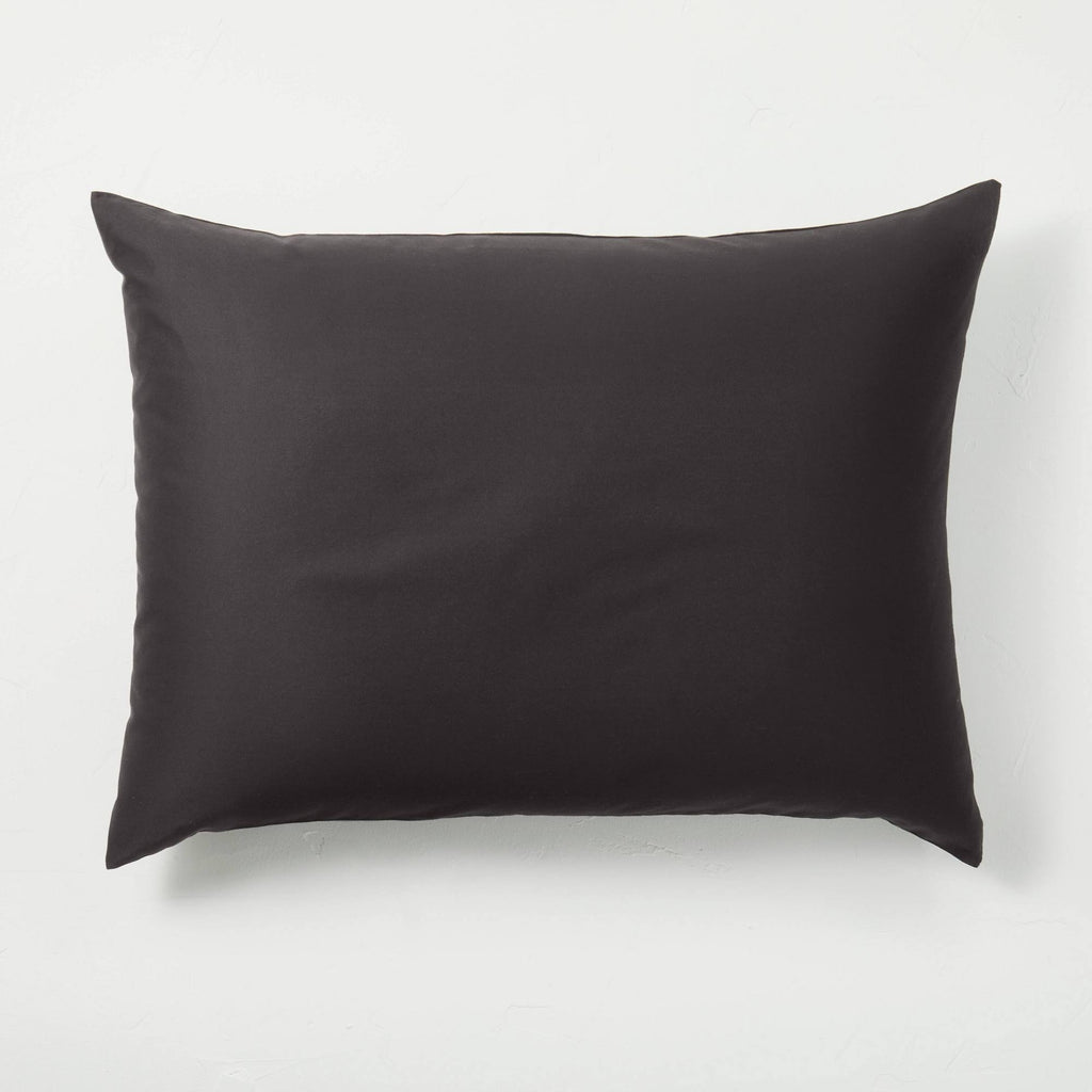 Full/Queen Supima Washed Sateen Duvet & Sham Set Washed Black P282146