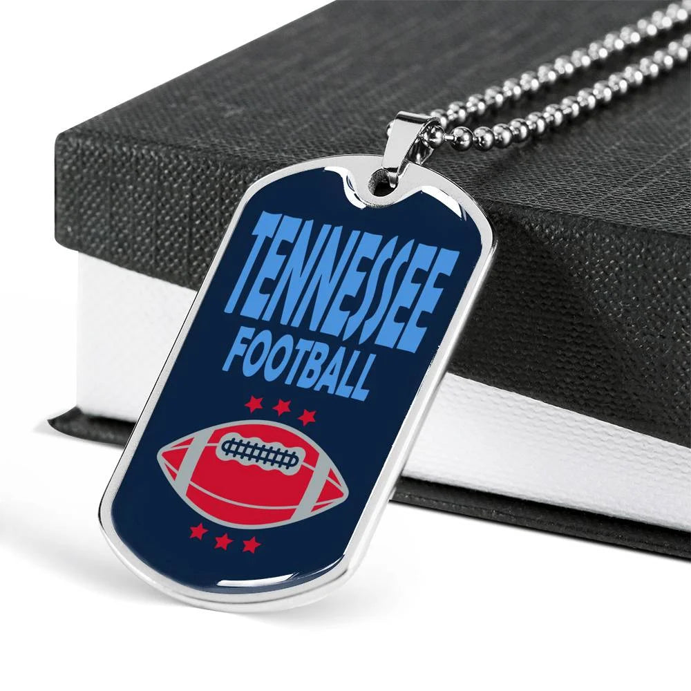 Stainless Steel or 18k Gold Dog Tag Necklace E285