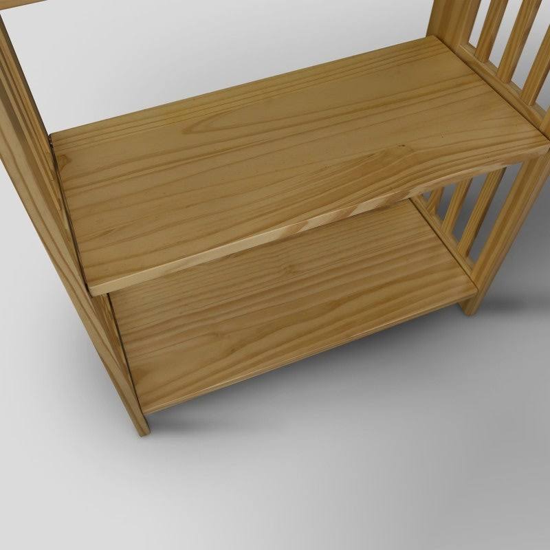 Natural 4-Shelf Folding Bookcase X888