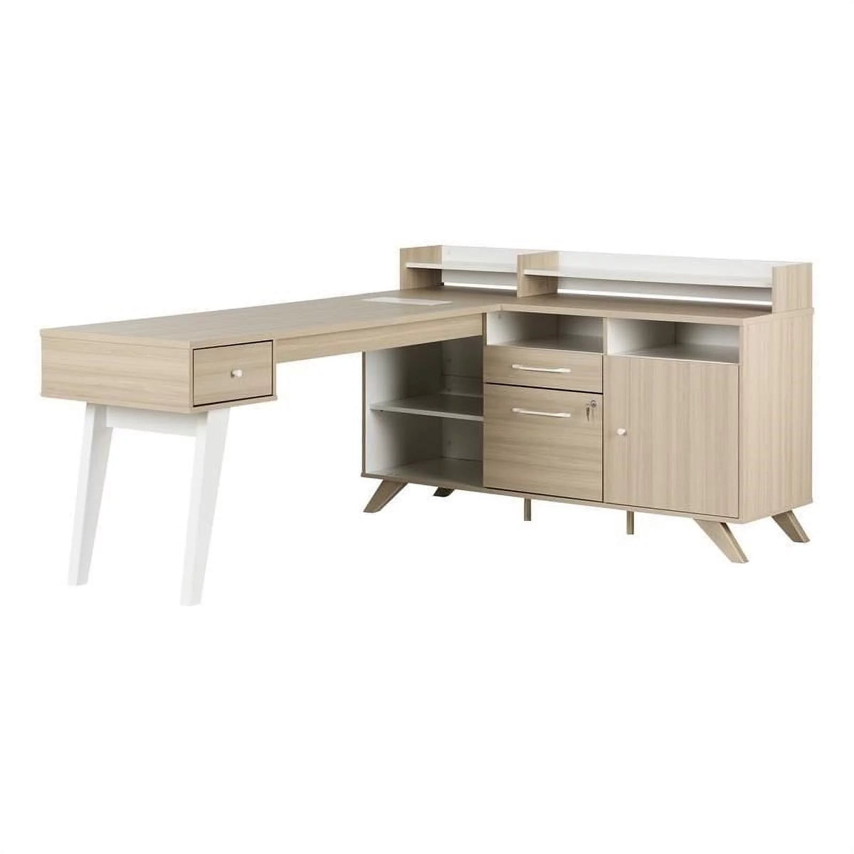 L-Shaped Desk with Power Bar L3071