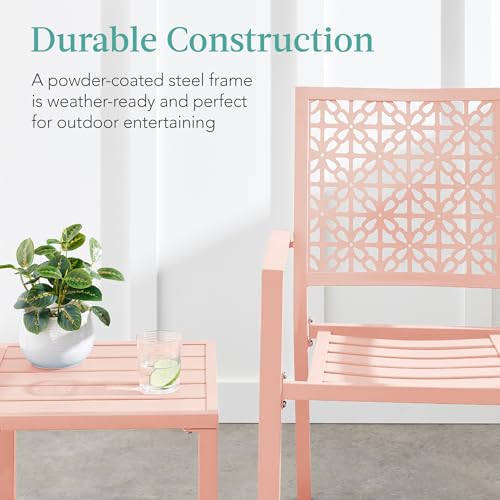 3-Piece Stackable Steel Bistro Set B10724