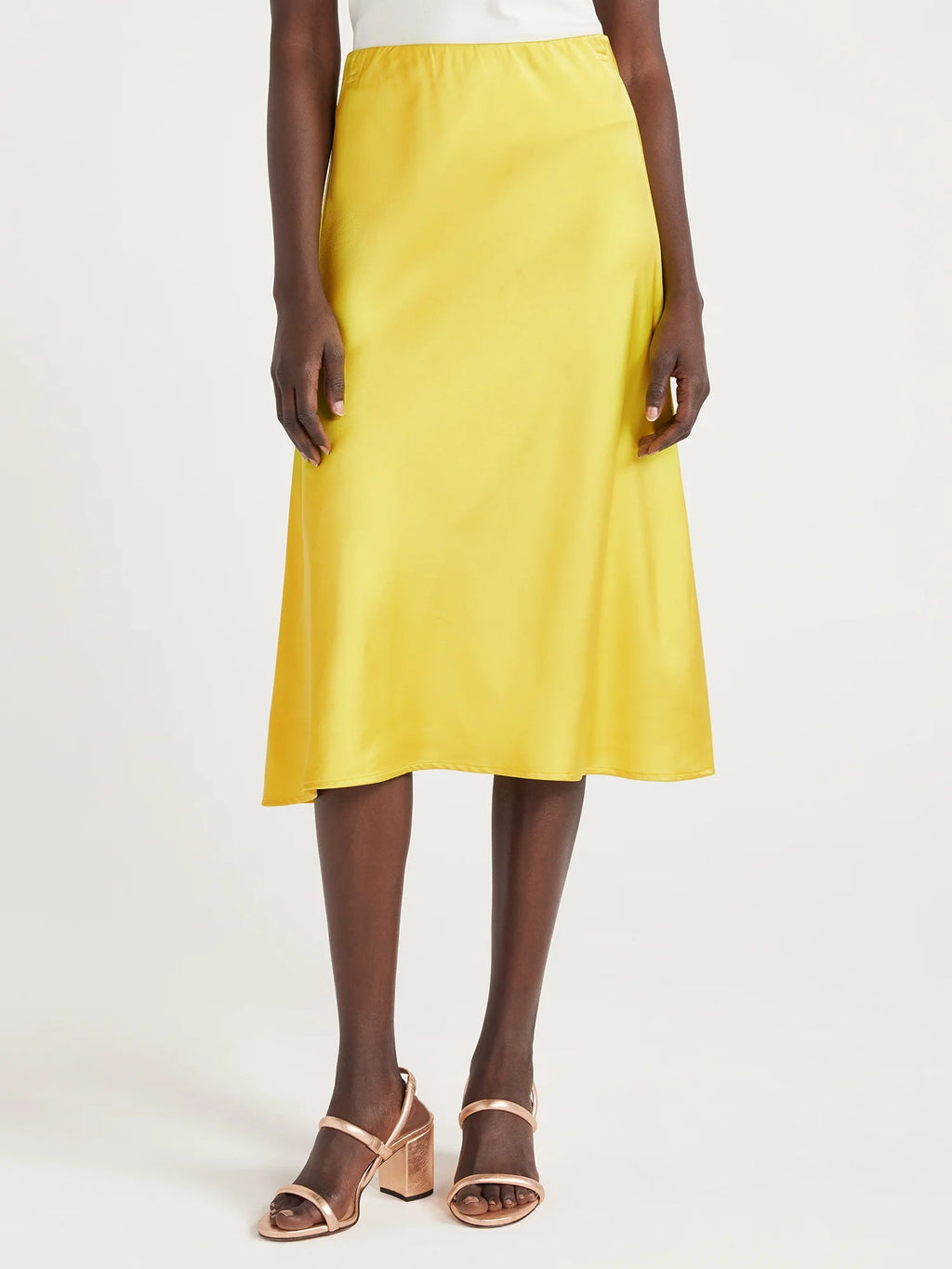 Women's Bias Slip Midi Skirt E56320