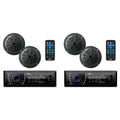 5.25 Inch Bluetooth Marine Receiver Stereo & Speaker Kit V511564
