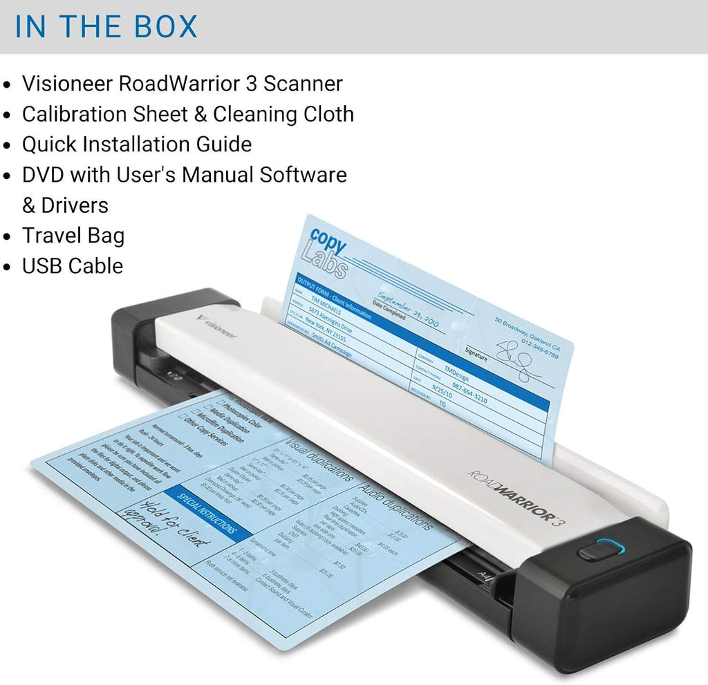 USB Powered Mobile Document Scanner A170609