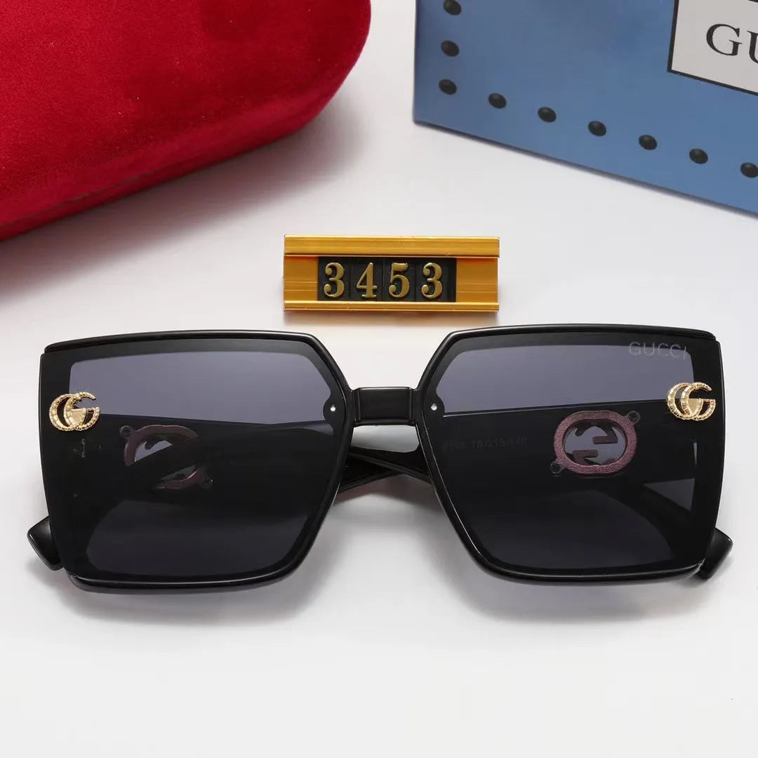 Double G Graffiti Printing Sunglasses T8604