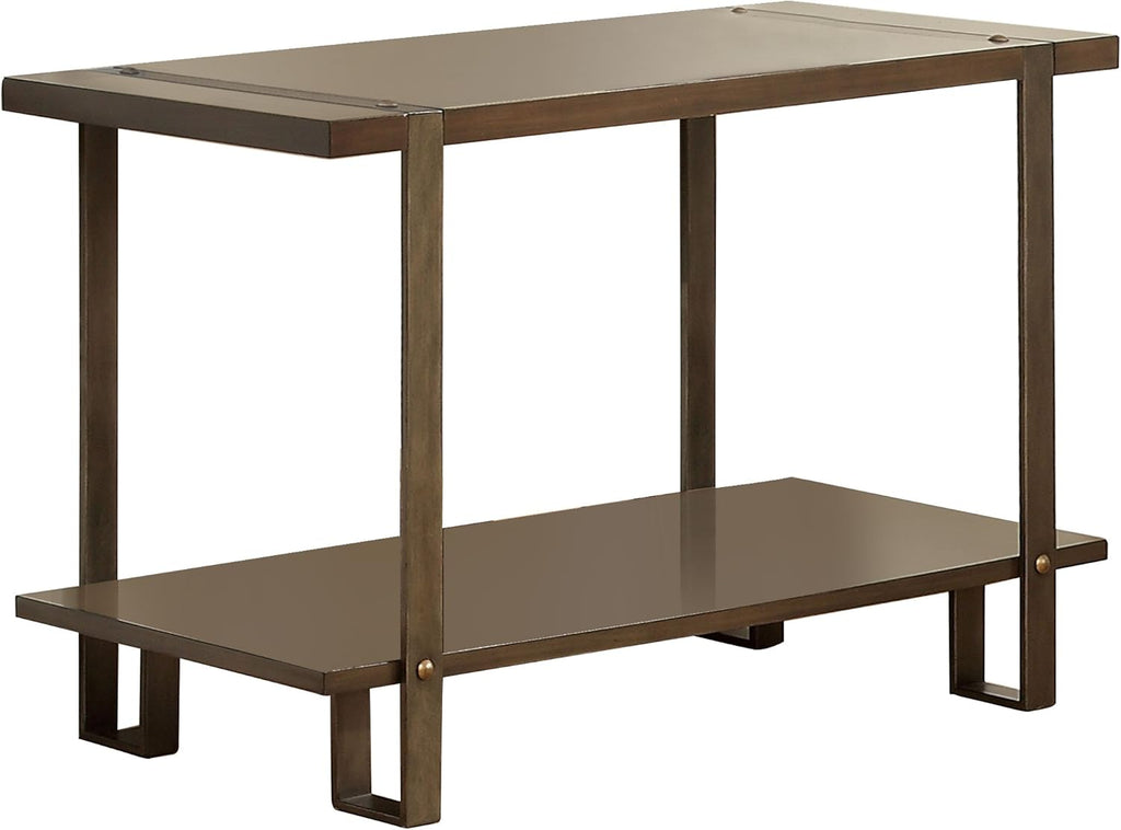 Rustic Dark Oak Sofa Table L7802