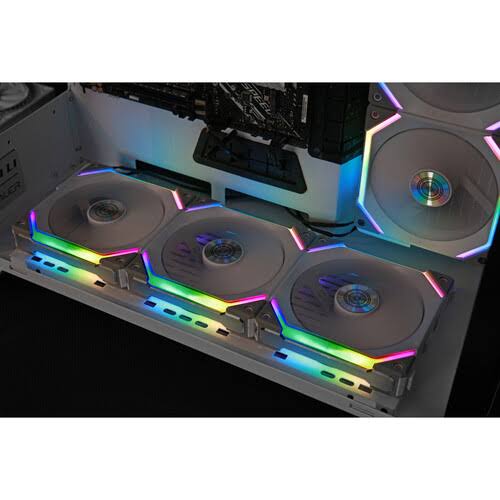 White 120 mm Case Fan (Pack of 3) X2932