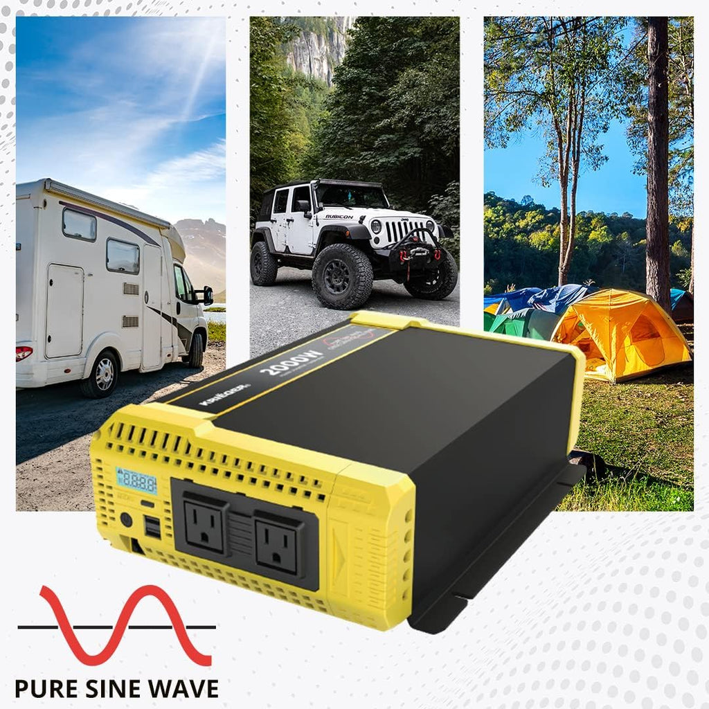 2000 Watt 12V Pure Sine Power Inverter D829081