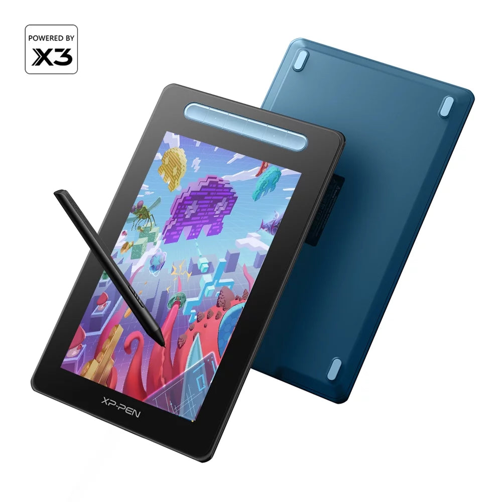 Blue Graphics Tablet with Screen Drawing Tablet K59307