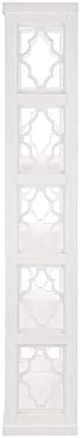 White 5 Shelf Bookcase Q191243