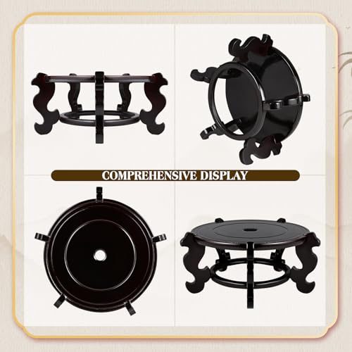 8 Inch Wooden Plant Stand I560748