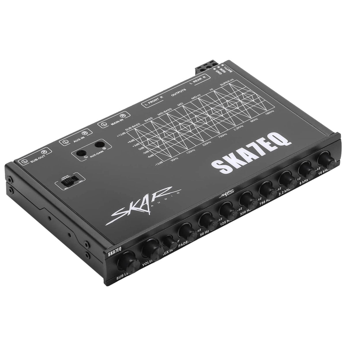 7 Band 1/2 DIN Car Audio Graphic Equalizer S709