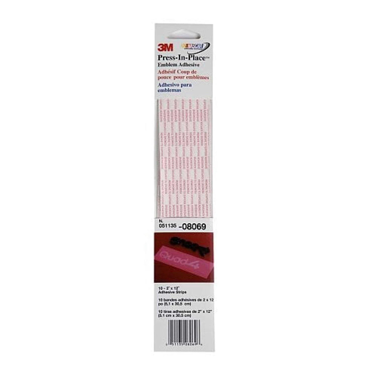 Press-In-Place Emblem Adhesive J651