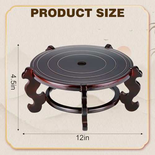 8 Inch Wooden Plant Stand I560748