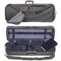 Blue Velour Oblong Suspension Violin Case Q587